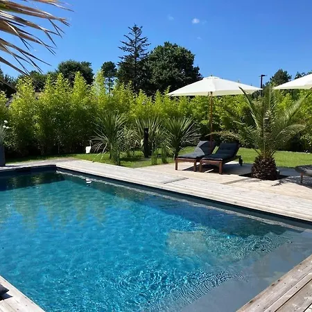 Cap-ferret Belle Bois, Piscine Chauffee Willa