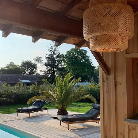 Cap-ferret Belle Bois, Piscine Chauffee *